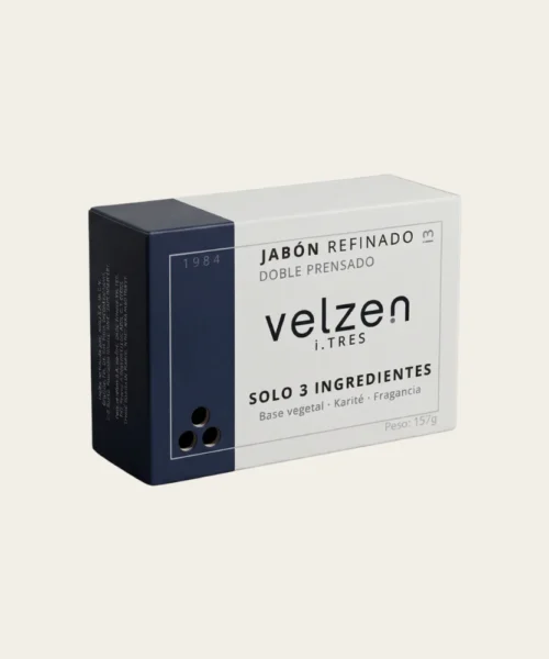 Velzen i3 - Jabón refinado con solo 3 ingredientes